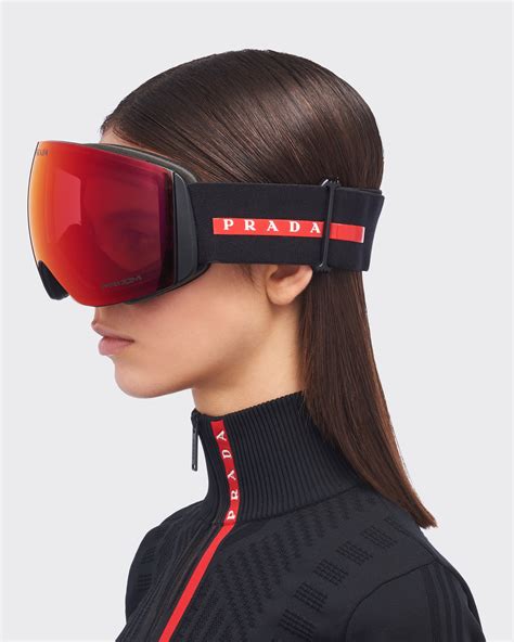 Prada Linea Rossa by Oakley ski goggles